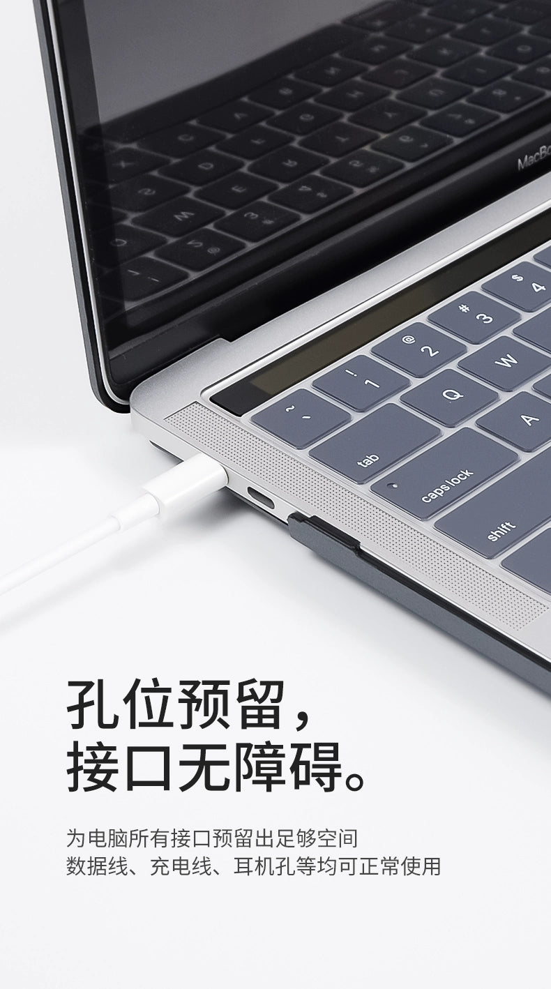 Applicable to MacBook Apple Computer Protective Shell Macbookpro16-Inch 15 Notebook M2 Protective Case 2023 New Pro14 Solid Color Air13-Inch MacPro Film Shell Mac