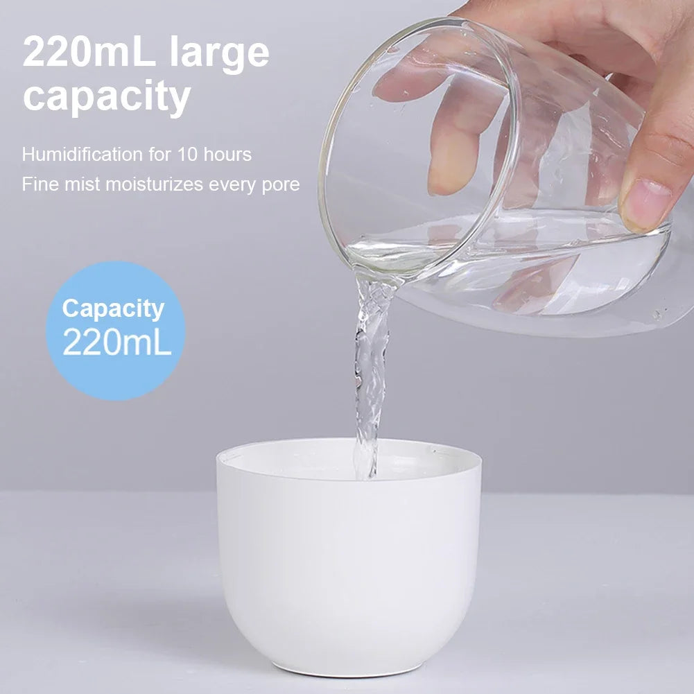 2024 Xiaomi Ultrasonic Air Humidifier Essential Oil Diffuser Car Purifier Aroma Anion Mist Maker With Portable USB LED Light New