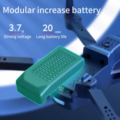NEW V13 Mini Drone 4K HD Professional With 1080P Dual Camera 2.4G WIFi FPV Dron Foldable RC Quadcopter Gift Toy