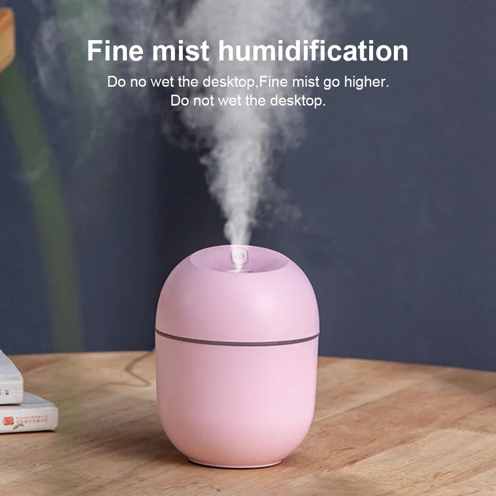 2024 Xiaomi Ultrasonic Air Humidifier Essential Oil Diffuser Car Purifier Aroma Anion Mist Maker With Portable USB LED Light New