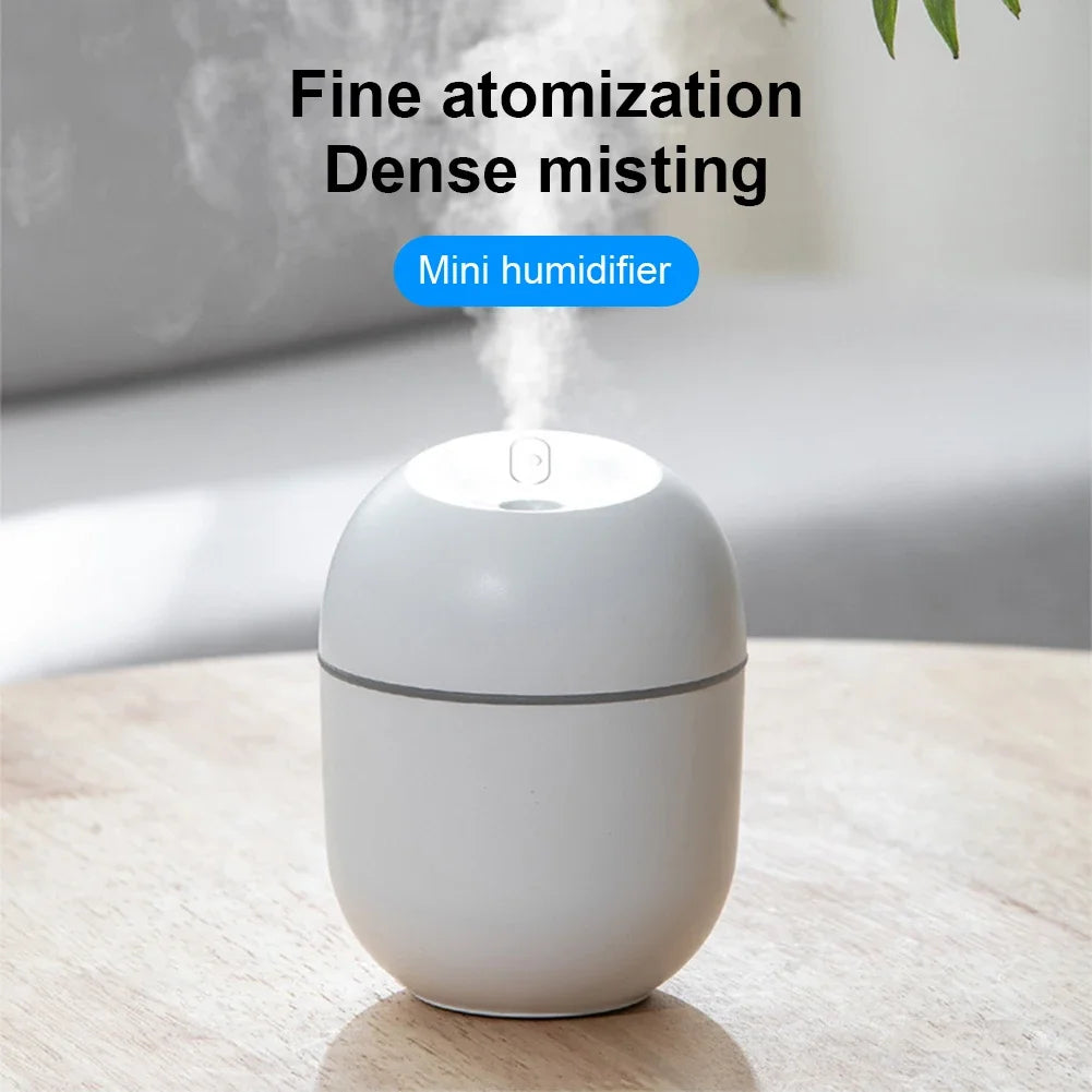 2024 Xiaomi Ultrasonic Air Humidifier Essential Oil Diffuser Car Purifier Aroma Anion Mist Maker With Portable USB LED Light New