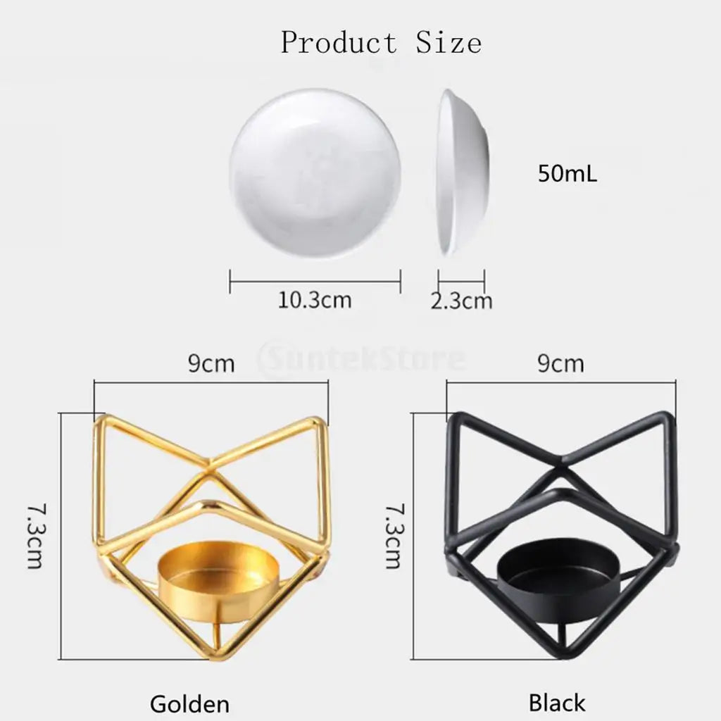 Metal Oil Burner Wax Melt Ceramic Candle Holder Aroma Oil Warmer Spa Yoga Room Meditation Home Decoration Essential Oil Burner