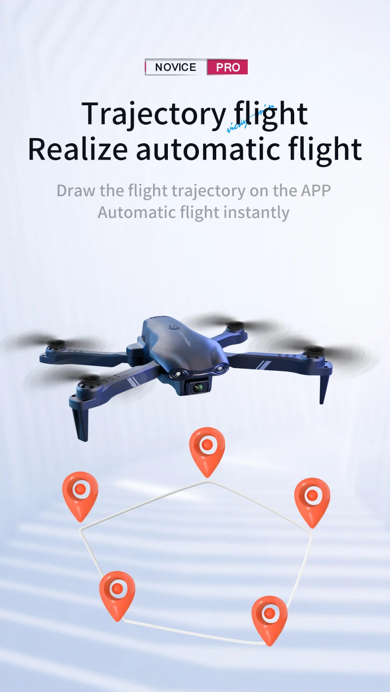 NEW V13 Mini Drone 4K HD Professional With 1080P Dual Camera 2.4G WIFi FPV Dron Foldable RC Quadcopter Gift Toy