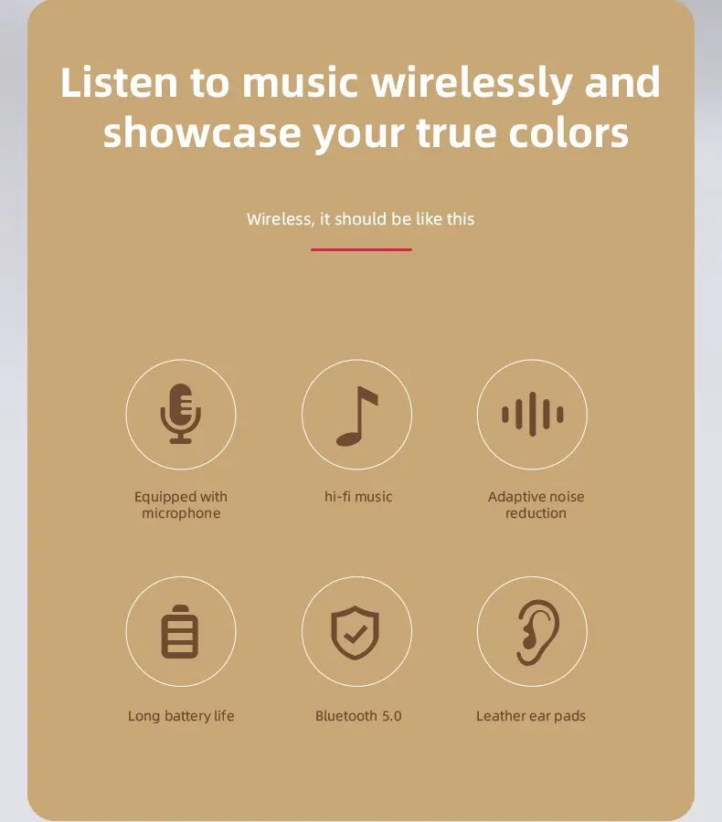 Stereo P47 Headset 5.0 Bluetooth Headset Folding Series Wireless Sports Game Headset for iPhone XiaoMi