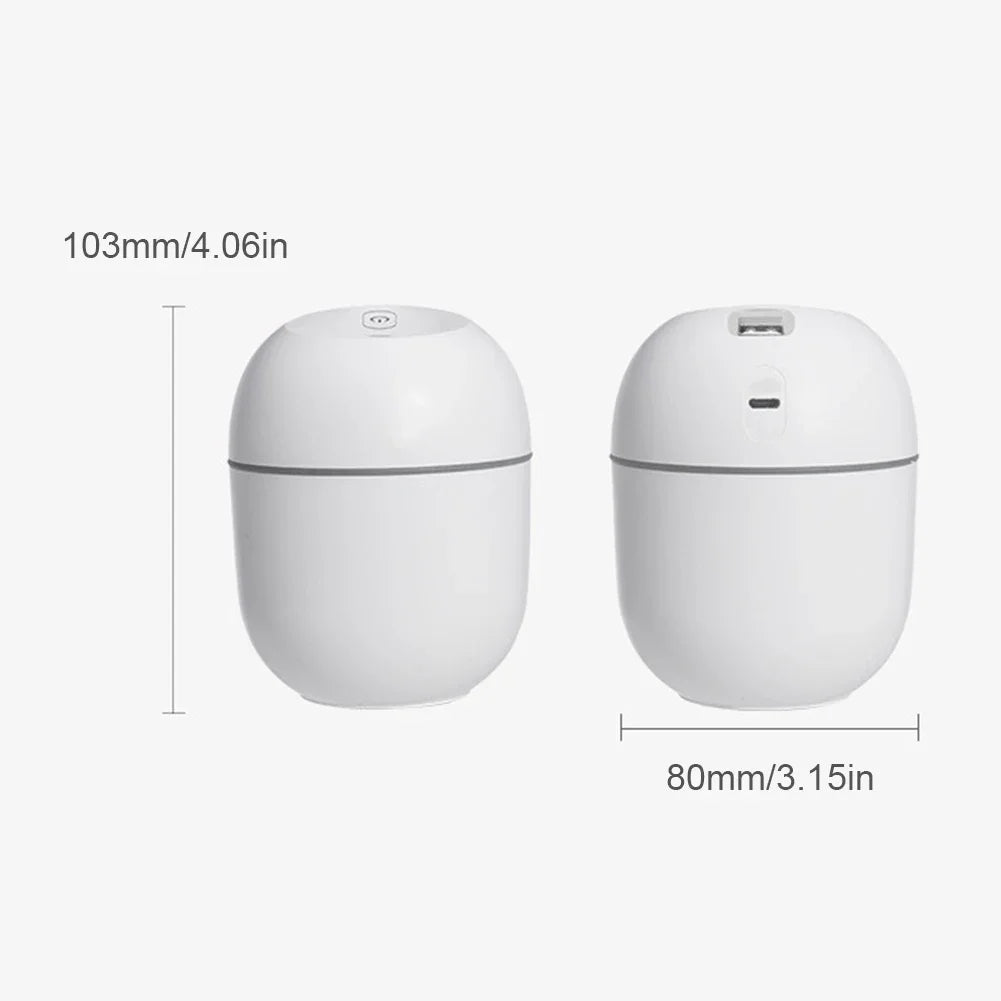 2024 Xiaomi Ultrasonic Air Humidifier Essential Oil Diffuser Car Purifier Aroma Anion Mist Maker With Portable USB LED Light New