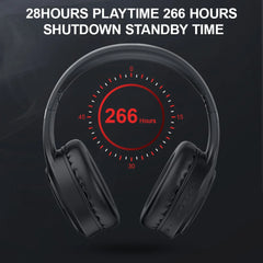 Siindoo JH-919 Wireless Bluetooth Headphones Foldable Stereo Earphones Super Bass Noise Reduction Mic For Iphone Laptop PC TV