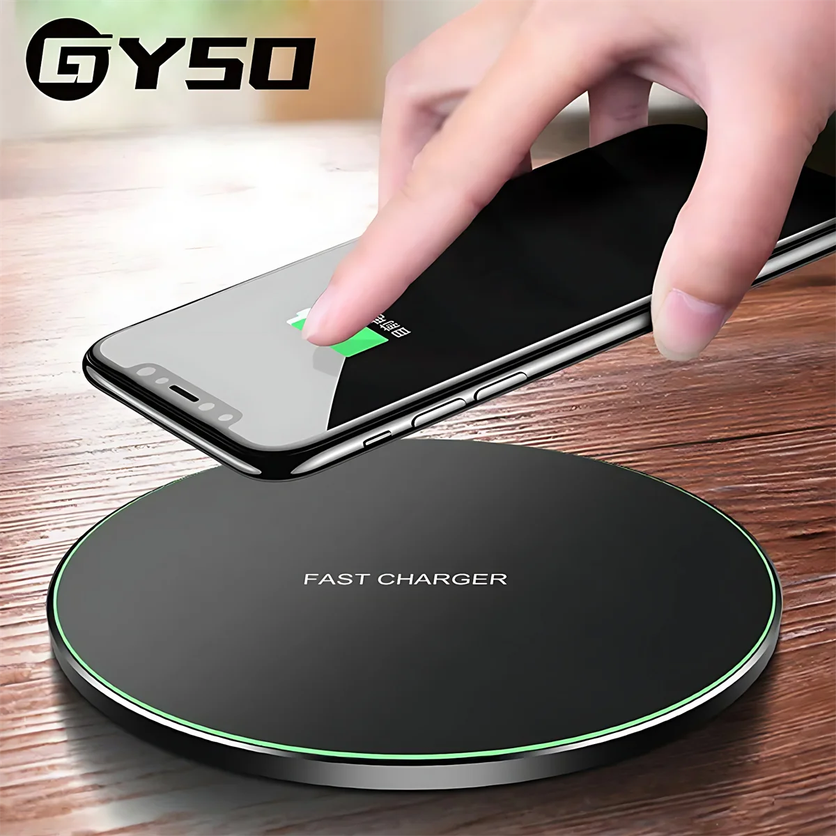 Wireless Charger Pad For iPhone 15 Pro Max 8 11 12 13 14 Plus Samsung Xiaomi Type C Phone Induction Fast Charging Dock Station