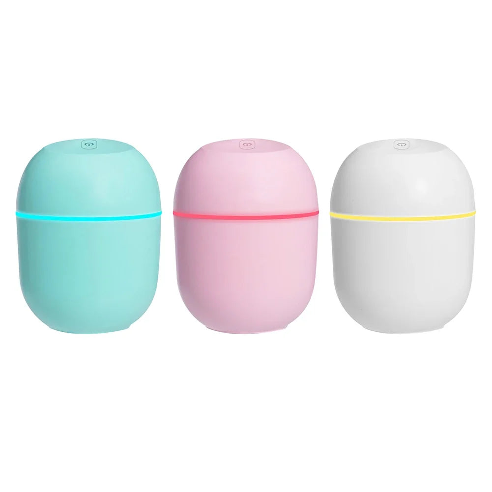 2024 Xiaomi Ultrasonic Air Humidifier Essential Oil Diffuser Car Purifier Aroma Anion Mist Maker With Portable USB LED Light New